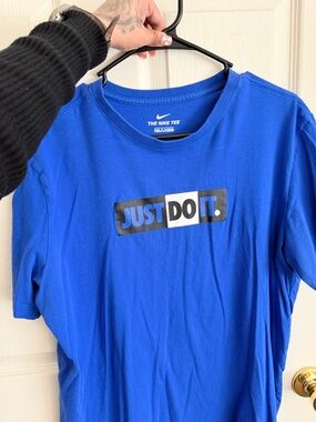 Nike Royal Blue 'Just Do It.' Graphic Tee
